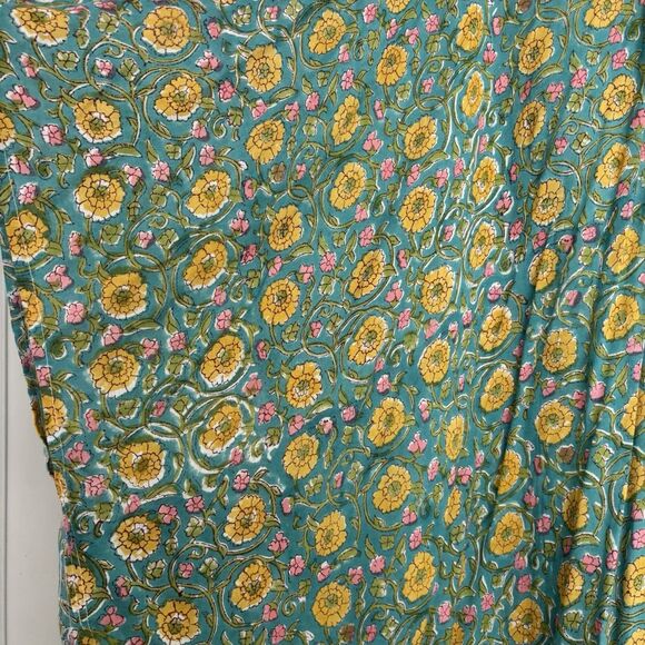 Maelu Kimono Womens  One Size Ethically Made Lightweight Floral Chic - Picture 3 of 6